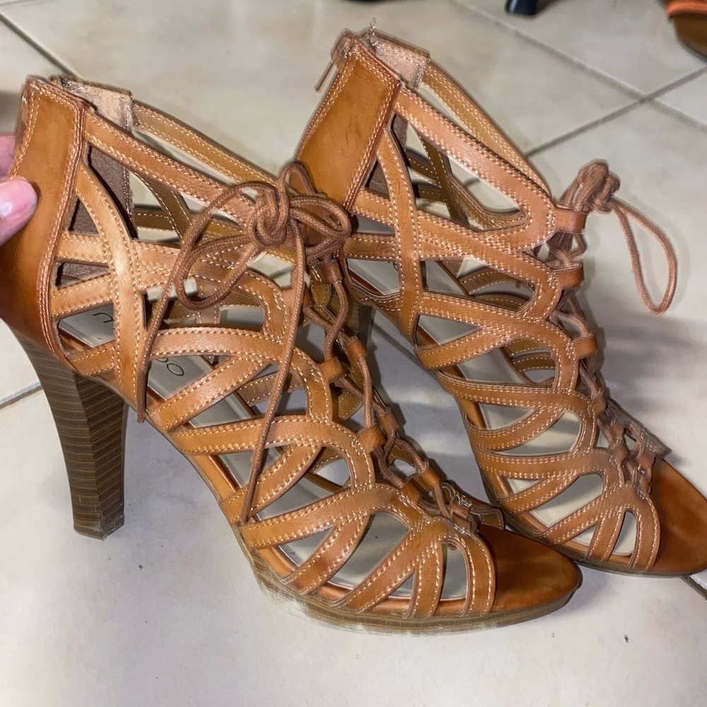 Brown heels